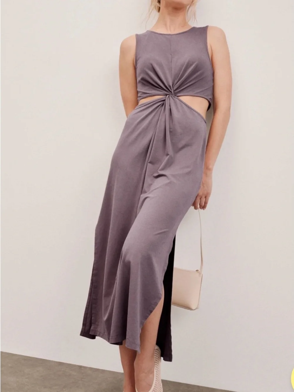 Beyond Yoga Around The World Front Twist Dress NWOT XS - Picture 2 of 10